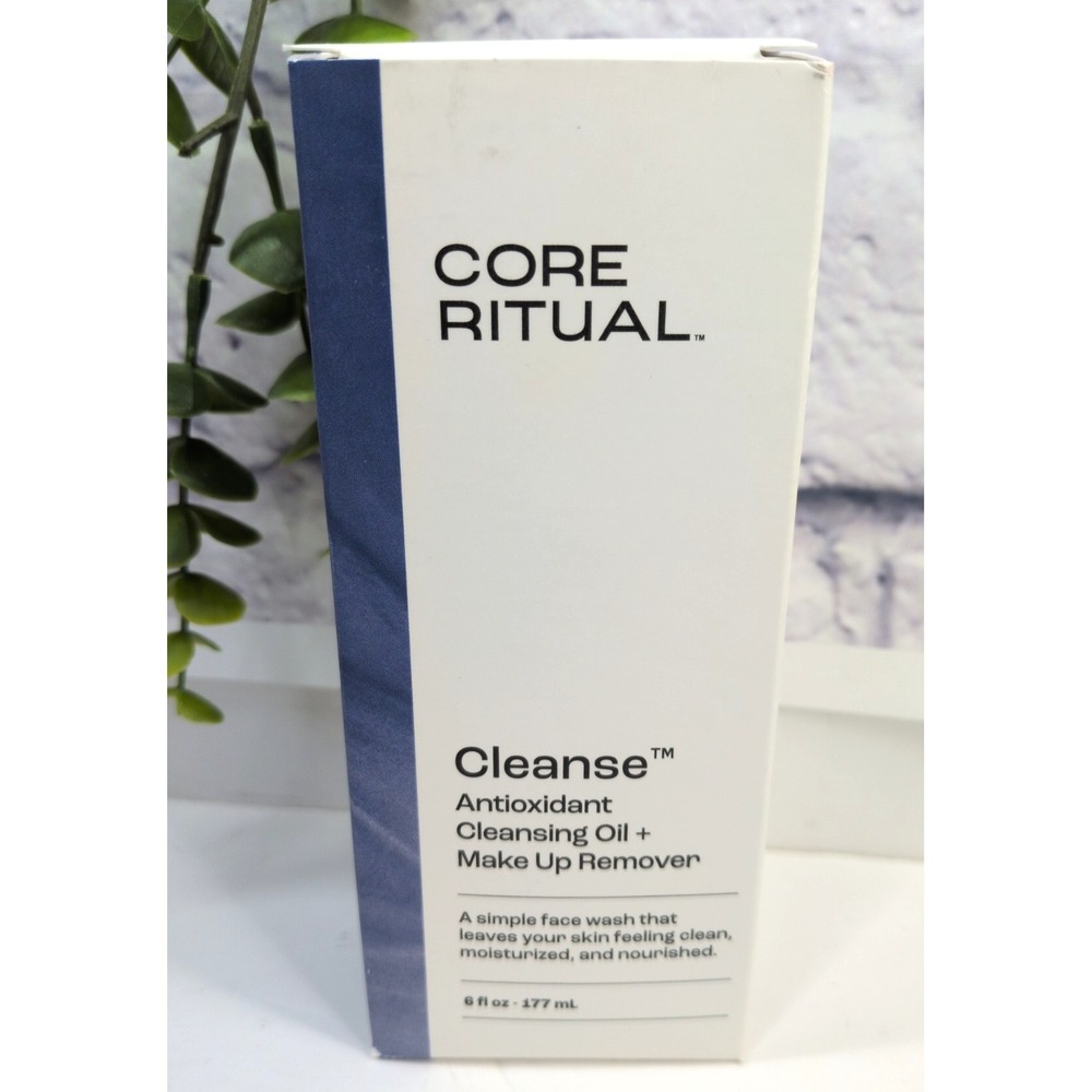 NIB😍Core Ritual Cleanse Antioxidant Cleansing Oil + Make Up Remover Face Wash